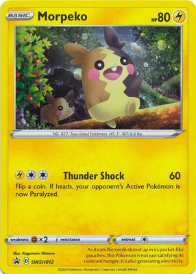 Morpeko - SWSH012 card from SWSH: Sword & Shield Promo Cards