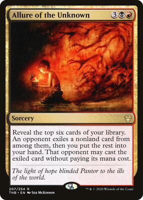 Allure of the Unknown card from Theros Beyond Death