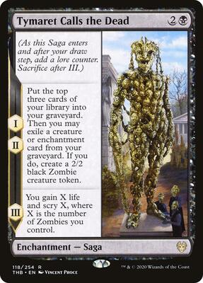 Tymaret Calls the Dead card from Theros Beyond Death