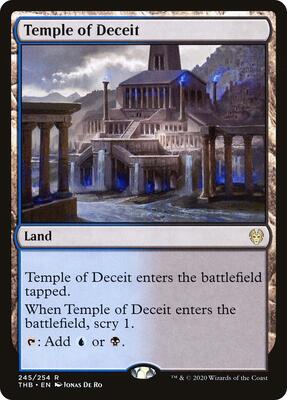 Temple of Deceit card from Theros Beyond Death