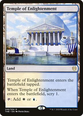 Temple of Enlightenment card from Theros Beyond Death