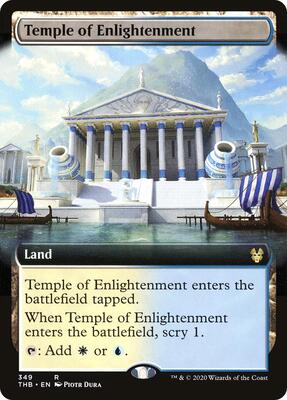 Temple of Enlightenment (Extended Art) card from Theros Beyond Death