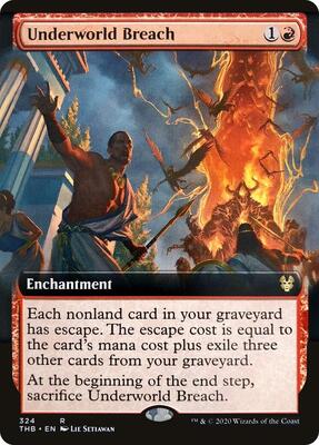 Underworld Breach (Extended Art) card from Theros Beyond Death