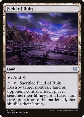 Field of Ruin card from Theros Beyond Death
