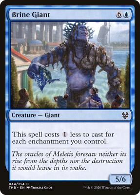 Brine Giant card from Theros Beyond Death