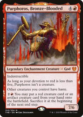 Purphoros, Bronze-Blooded card from Theros Beyond Death