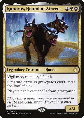 Kunoros, Hound of Athreos card from Theros Beyond Death