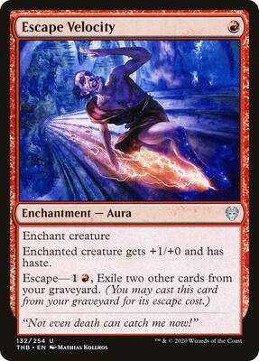 Escape Velocity card from Theros Beyond Death