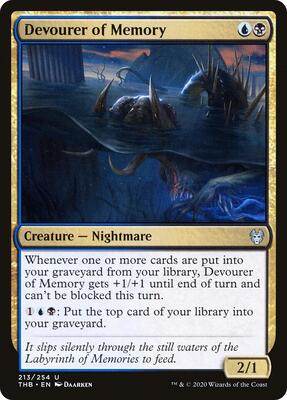 Devourer of Memory card from Theros Beyond Death