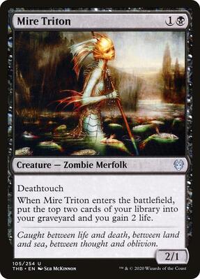 Mire Triton card from Theros Beyond Death