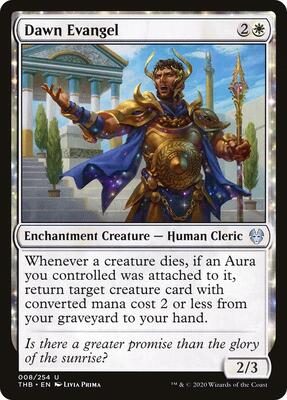 Dawn Evangel card from Theros Beyond Death