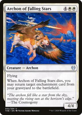 Archon of Falling Stars card from Theros Beyond Death