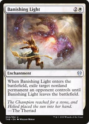 Banishing Light card from Theros Beyond Death