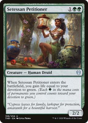 Setessan Petitioner card from Theros Beyond Death