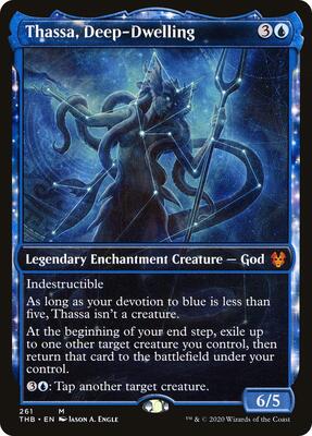 Thassa, Deep-Dwelling (Showcase) card from Theros Beyond Death