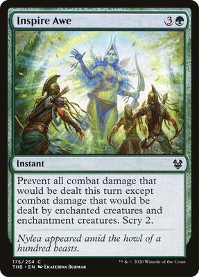 Inspire Awe card from Theros Beyond Death