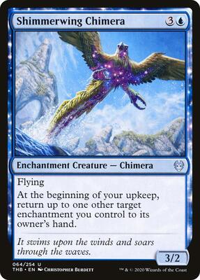 Shimmerwing Chimera card from Theros Beyond Death