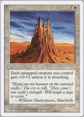 Castle card from Fifth Edition
