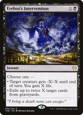 Erebos's Intervention card from Theros Beyond Death