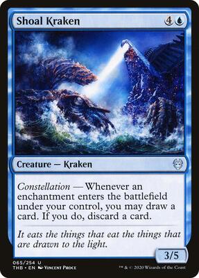 Shoal Kraken card from Theros Beyond Death