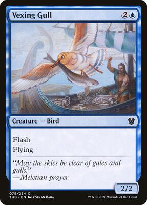 Vexing Gull card from Theros Beyond Death
