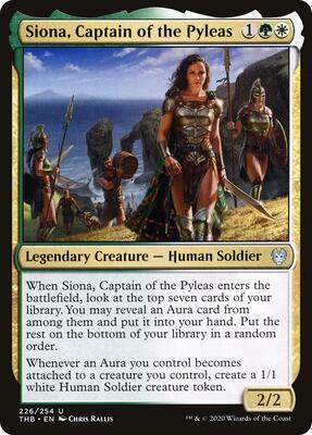 Siona, Captain of the Pyleas card from Theros Beyond Death