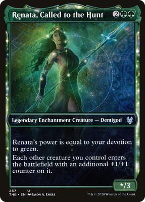 Renata, Called to the Hunt (Showcase) card from Theros Beyond Death