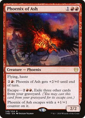 Phoenix of Ash card from Theros Beyond Death