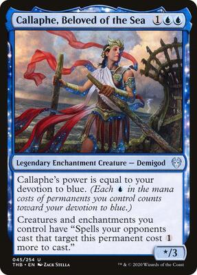 Callaphe, Beloved of the Sea card from Theros Beyond Death