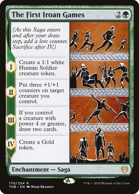 The First Iroan Games card from Theros Beyond Death