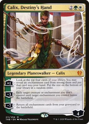 Calix, Destiny's Hand card from Theros Beyond Death