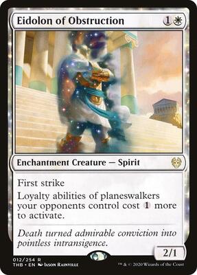 Eidolon of Obstruction card from Theros Beyond Death