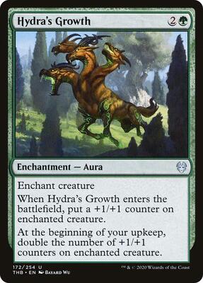 Hydra's Growth card from Theros Beyond Death