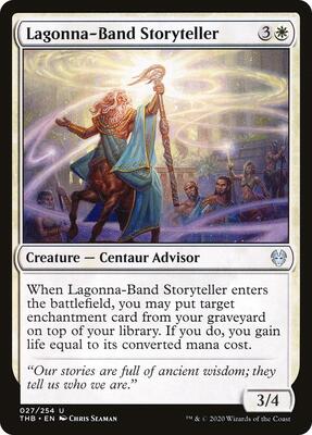 Lagonna-Band Storyteller card from Theros Beyond Death