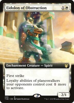 Eidolon of Obstruction (Extended Art) card from Theros Beyond Death