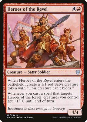 Heroes of the Revel card from Theros Beyond Death