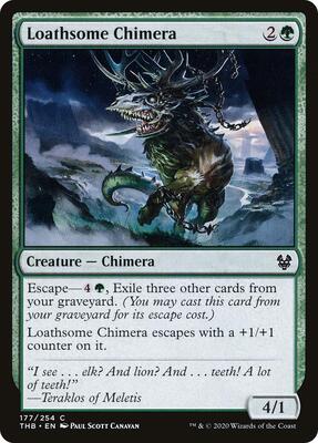 Loathsome Chimera card from Theros Beyond Death