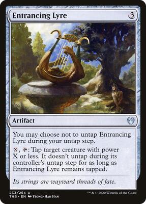 Entrancing Lyre card from Theros Beyond Death