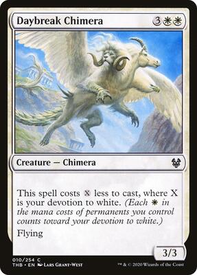 Daybreak Chimera card from Theros Beyond Death