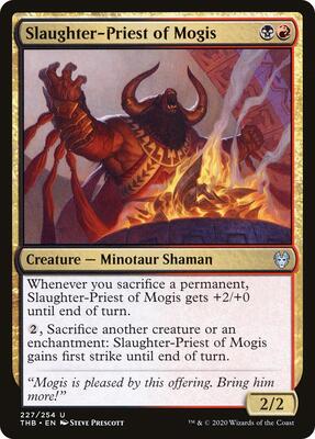 Slaughter-Priest of Mogis card from Theros Beyond Death