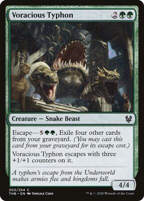 Voracious Typhon card from Theros Beyond Death