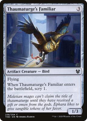 Thaumaturge's Familiar card from Theros Beyond Death
