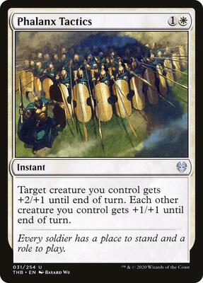 Phalanx Tactics card from Theros Beyond Death