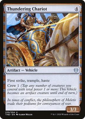 Thundering Chariot card from Theros Beyond Death