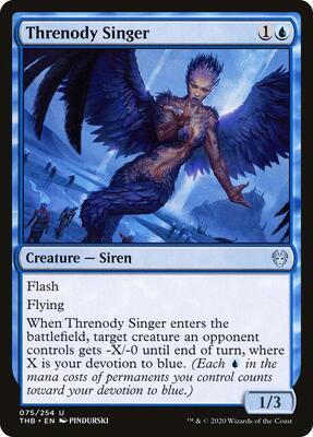 Threnody Singer card from Theros Beyond Death