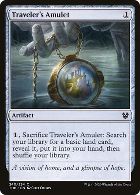 Traveler's Amulet card from Theros Beyond Death