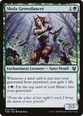 Skola Grovedancer card from Theros Beyond Death