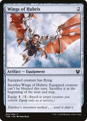 Wings of Hubris card from Theros Beyond Death