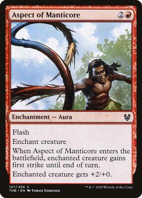 Aspect of Manticore card from Theros Beyond Death