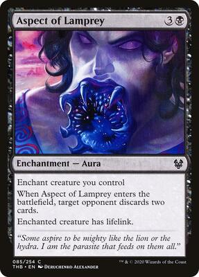 Aspect of Lamprey card from Theros Beyond Death
